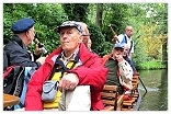 im Boot durch den Spreewald, Henning und Mü