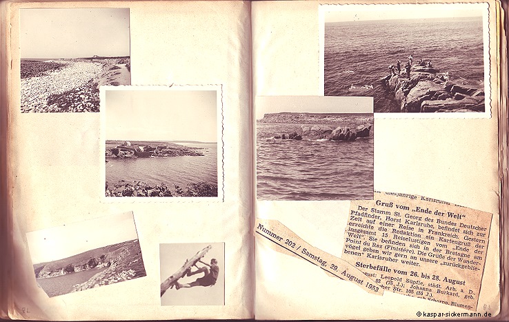 Die lange Wanderung zur Pte. du Raz