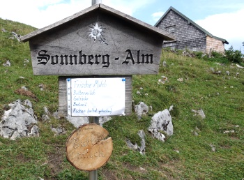 Buttermilch auf der Sonnberg-Alm