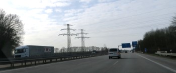 A1 Richtung Sueden vor Kreuz Luebeck