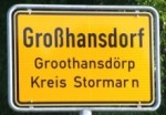 Groothansdoerp town sign