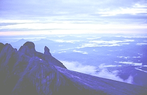 Kinabalu, Blick etwa nach SW