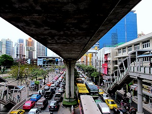 Verkehr in der Sukhumvit, Bangkok